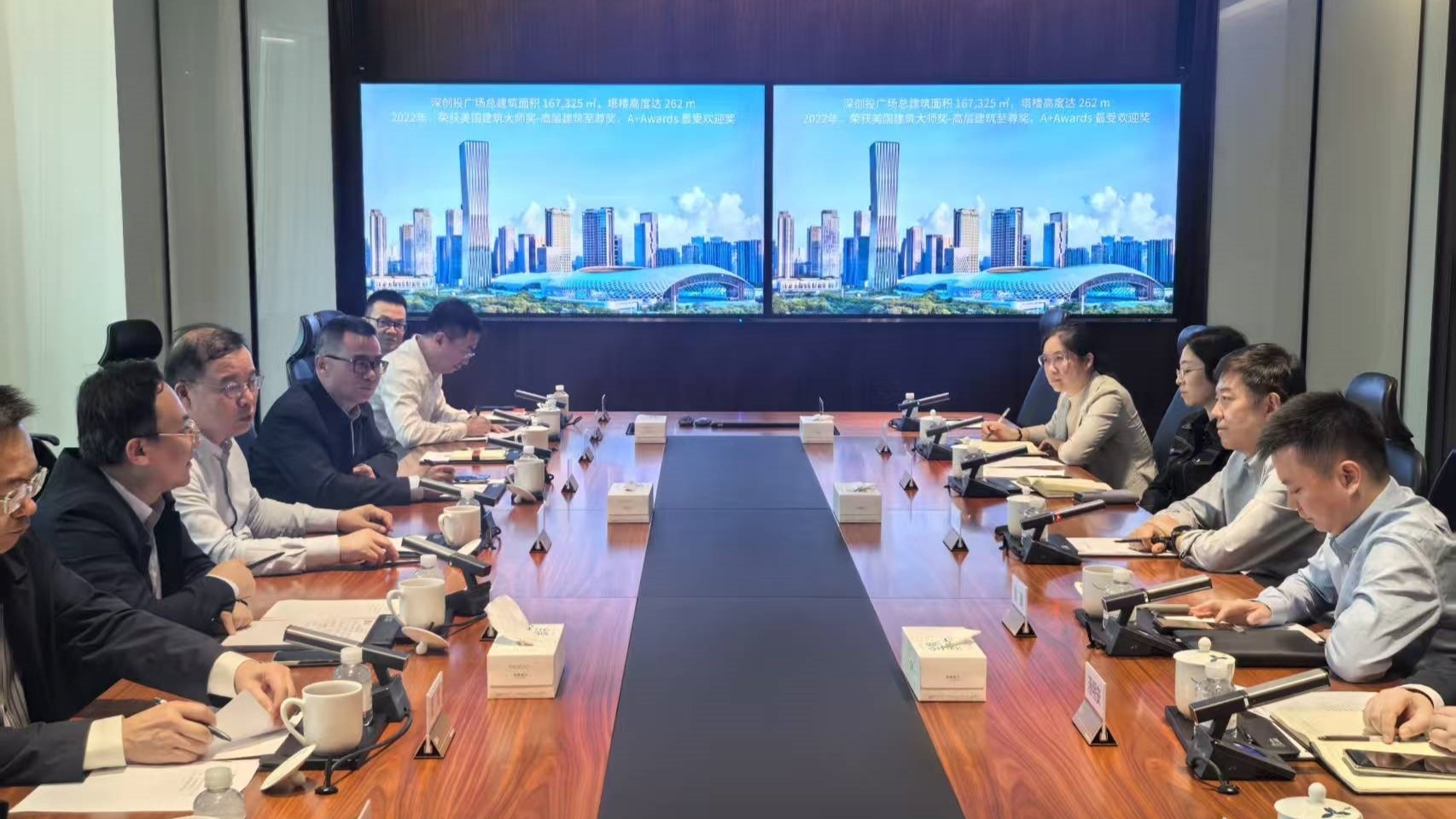 奚正平董事长调研深圳有关企业